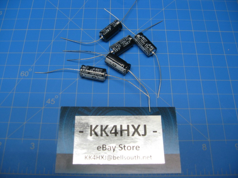 SC – GHA Series – Axial Electrolytic Capacitors – 160v 33uF – 5 Pieces