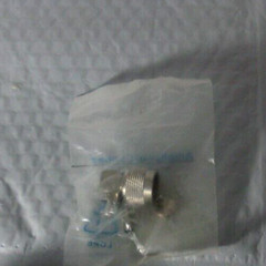 Amphenol 172180 N Type Connector Plug, Male Pin 50Ohm Free Hanging, New