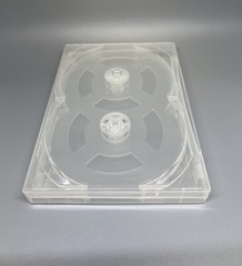 ONE Top Quality Original Scanavo 22mm Multi 6 DVD Case, Clear, DVD6/ONET.PB3.KR