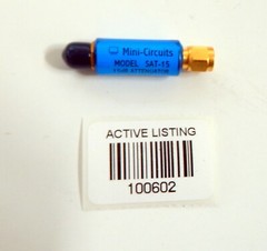 Mini-Circuits SAT-15 15dB Attenuator 50Ohm DC-1.5GHz SMA(m-f) RF Microwave NEW