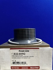 Sioux Chief 4” Finish Drain Fixture Adjustable Floor Clean-out 832-4HNQ PVC
