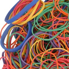 Rubber Bands Assorted Sizes 0.5 lb Bag – Strong Elastic Bands for Home, Office