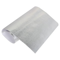 High Quality 24In × 12In × 0.04In Adhesive Backed Aluminized Heat Barrier