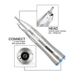 AZDENT Dental 1:1 Optic Fiber /NO inner water Low Speed Straight Nose Handpiece
