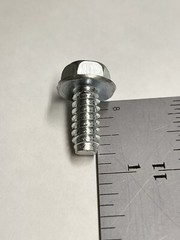 (25) 5/16 X 3/4 Hex Washer Type B Blunt Sheet Metal Tapping Screw Steel .312 .75