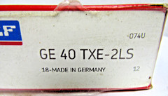 ✌️NEW SKF GE 40 TXE-2LS SPHERICAL PLAIN BEARING 40 MM ID x 62MM OD x 22 MM WIDTH