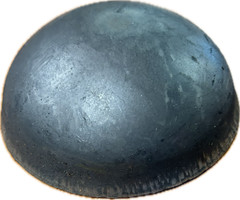 Pipe caps: domed steel weld on 3 1/2″