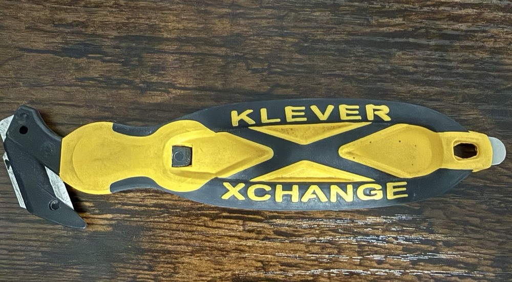 Klever Xchange Yellow Safety Box Cutter