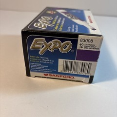 Lot of Vintage 2000 Expo Dry Erase Sanford Marker Purple 83000 USA Smells