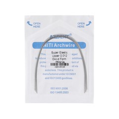 USPS 20Packs Dental Orthodontic Super Elastic Nitinol Arch Wire Round 012Upper