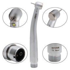 Sirona T3 Racer Dental High Speed Handpiece LED Fiber Optic Torque Push 2/4Holes