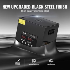 VEVOR 10L Ultrasonic Cleaner Cleaning Machine with Basket Heater and Timer 240W