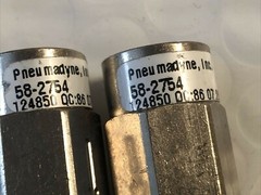 (5) Pneumadyne 58-2754 Pneumatic Check Valve (.5 Psi Crack/125 Max) 1/8″ FNPT SS