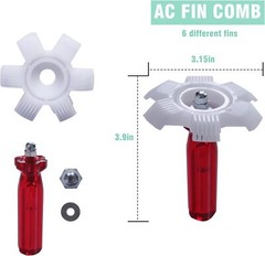 Cleaning Tool Air Conditioner Fin Repair Tool Coil Comb A/C Condenser Brush