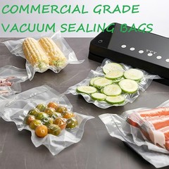 300 Pcs Vacuum Sealer Bags for Food 8″x12″+7″x10″+6″x8″ Mixed Sizes – Commerc…