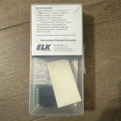 New ELK-924 Sensitive Relay DPDT, 12/24VDC, 1.2 mA Trigger