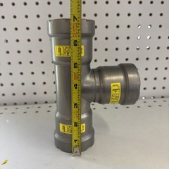 Viega 25321 Viega Megapressg Tee, 1-1/2″ X 1-1/2″ X 1-1/2″