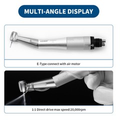 Dental Slow Low Speed Push Contra Angle Handpiece Fit FG 1.6mm Burs AZDENT US