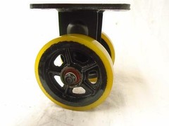 6″ Forged Kingpinless ERGO Maintenance Free Swivel Caster &Rigid Prec Sealed Brg