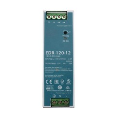 EDR-120-12 DIN Rail Switching Power Supply for MeanWell 12V 10A 120W