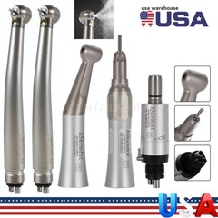 ASkeadnt Dental E-generator LED High Speed/Low Speed Handpiece Kit 2/4Hole