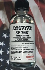 Loctite SF 768 Clean Up Solvent 1.75 FL. OZ. / 52mL P/N: 235018 X-NMS 76820 X 1