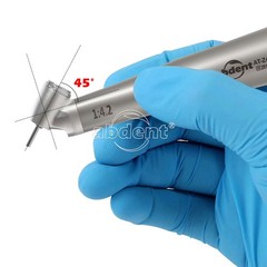 Dental 45° Angle Surgical Handpiece Electric 1:4.2 Mist Jet Spray NSK TiMax Z45L