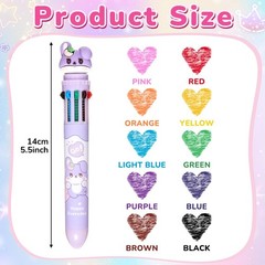 1 Count (Pack of 24), green, yellow, blue, red, orange, brown, pink, purple,…