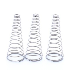 304 Stainless Steel A2 Conical Cone Compression Spring Springs 0.4-2mm Wire Dia