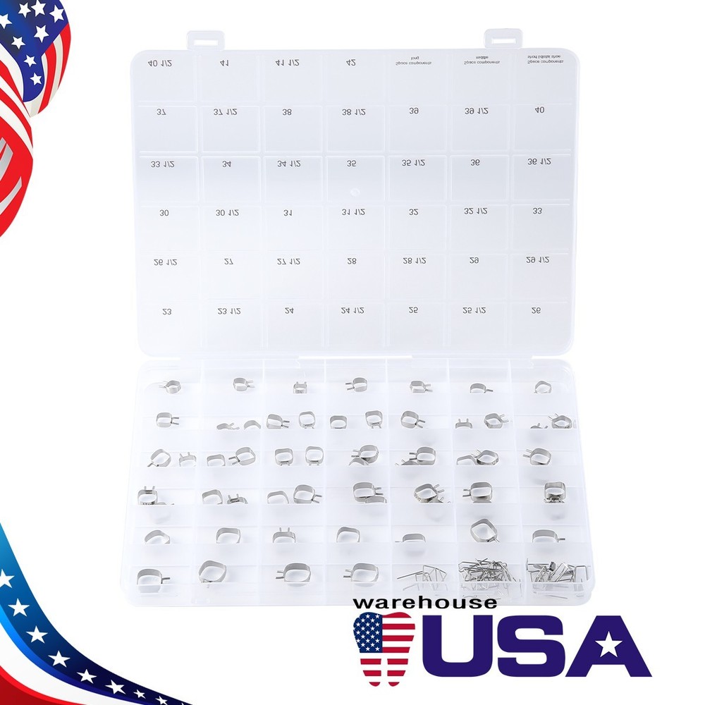 Dental Orthodontic Braces Space Maintainer Band Kit with Wires #23 -#42 For Kids