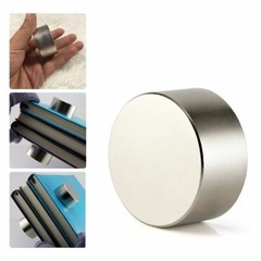 2Pack Large 200LBS Neodymium Rare Earth Craft Magnet Big Super Strong Huge 40mm