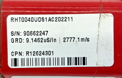 MTS RHT0040UD51AC202211 Temposonics R-Series Linear Pos Sensor GRD: 9.1462uS/In