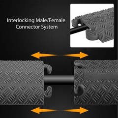 Pyle Cable Protector Cover Ramp – Cord/Wire Safety Concealment Track