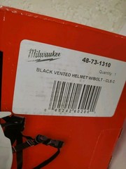Milwaukee BOLT Black Type 2 Class C Vented Safety Helmet (48-73-1310)