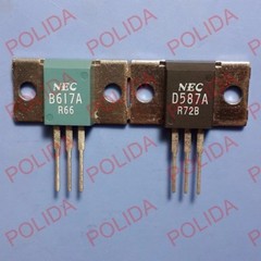 1pair Transistor NEC MT-100 2SB617A/2SD587A B617A/D587A