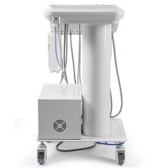 Portable Mobile Dental Delivery Unit Treatment Compressor Syringe Suction 4 Hole