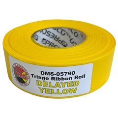 Conterra Four Color Triage Tape (Black, Yellow, Green, Red)