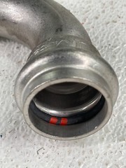 Victaulic P586 Vic-Press 1″ Press Stainless Steel 90-Degree Elbow HNBR Seal