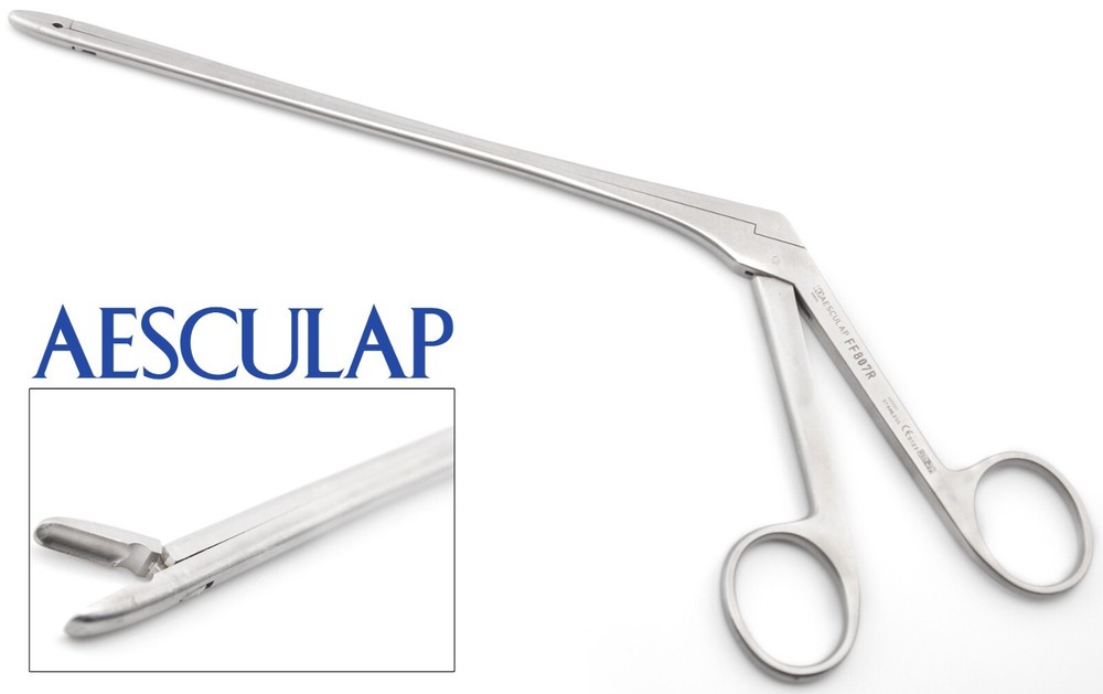 AESCULAP FF807R Surgical Spurling Pituitary Straight Rongeur 4mm x 10mm Bite 7″
