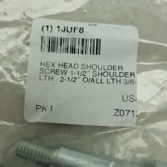 10 Pack Z0713 Shoulder Screw 1/2″ x 1-1/2″ 3/8-16 x 2-1/2″ Oal
