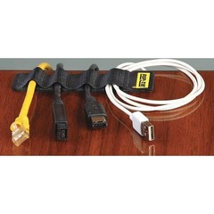 Rip-Tie C-04-005-Gy Cable Tie Strap, 4 In L, 1 In Max Bundle Dia., Gray, Nylon,