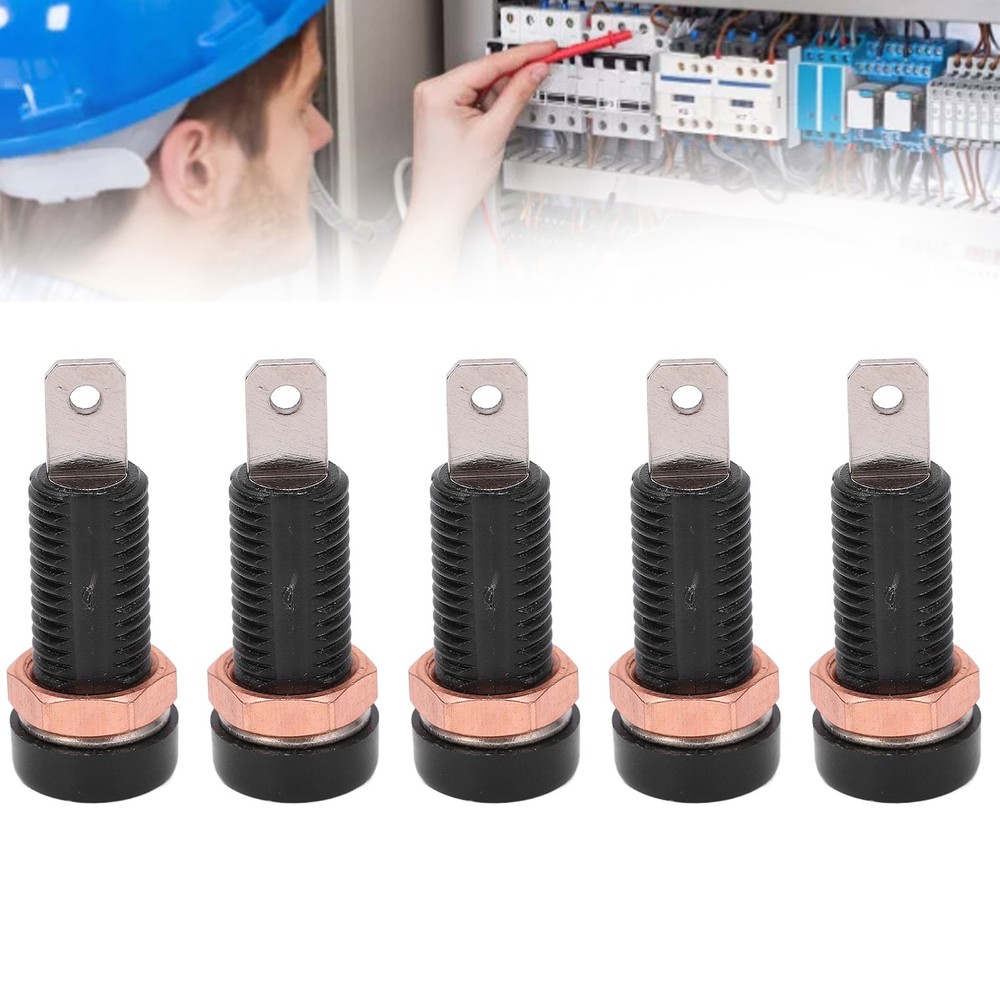 10pcs Banana Jack Socket Durable Connectors For Electronic Instruments