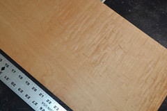 Flame Maple Raw Wood Veneer Sheet 12 x 31 inches 1/42nd 4671-58