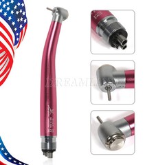 Yabangbang Dental Colorful High Speed Handpiece Push Button Air Turbine 4 Hole