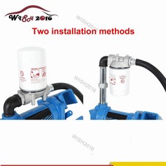 Gasoline Fuel Transfer Pump with Nozzle Kit 12V DC 20GPM For Gas Diesel Kerosene
