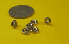 18-8 Stainless Steel Hex Nut RH, 4-40 x 3/16″ W x 1/16″ H, 300 pcs