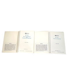 Hewlett Packard HP 12C Vintage Financial Calculator w/ Handbooks 1980s