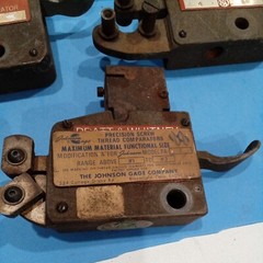 Lot of Pratt and Whitney Tri roll Thread Comparator & couple other brands