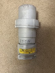 Appleton AEP10453 Clamping Ring Plug Weatherproof 100A 4W 4P PIN / SLEEVE