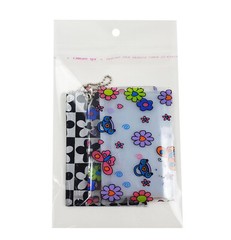 100 pcs Transparent OPP Bag w/Hang Hole Self Adhesive Seal upper side opp bags